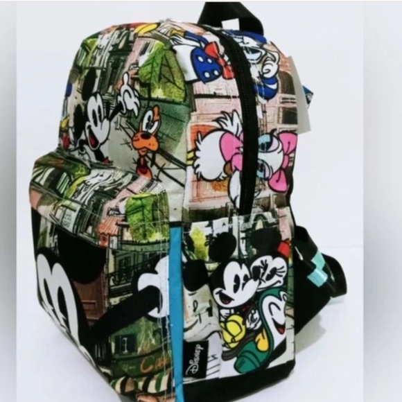 Mickey & Friends Daypack Backpack Character Print Multi - Picture 3 of 13